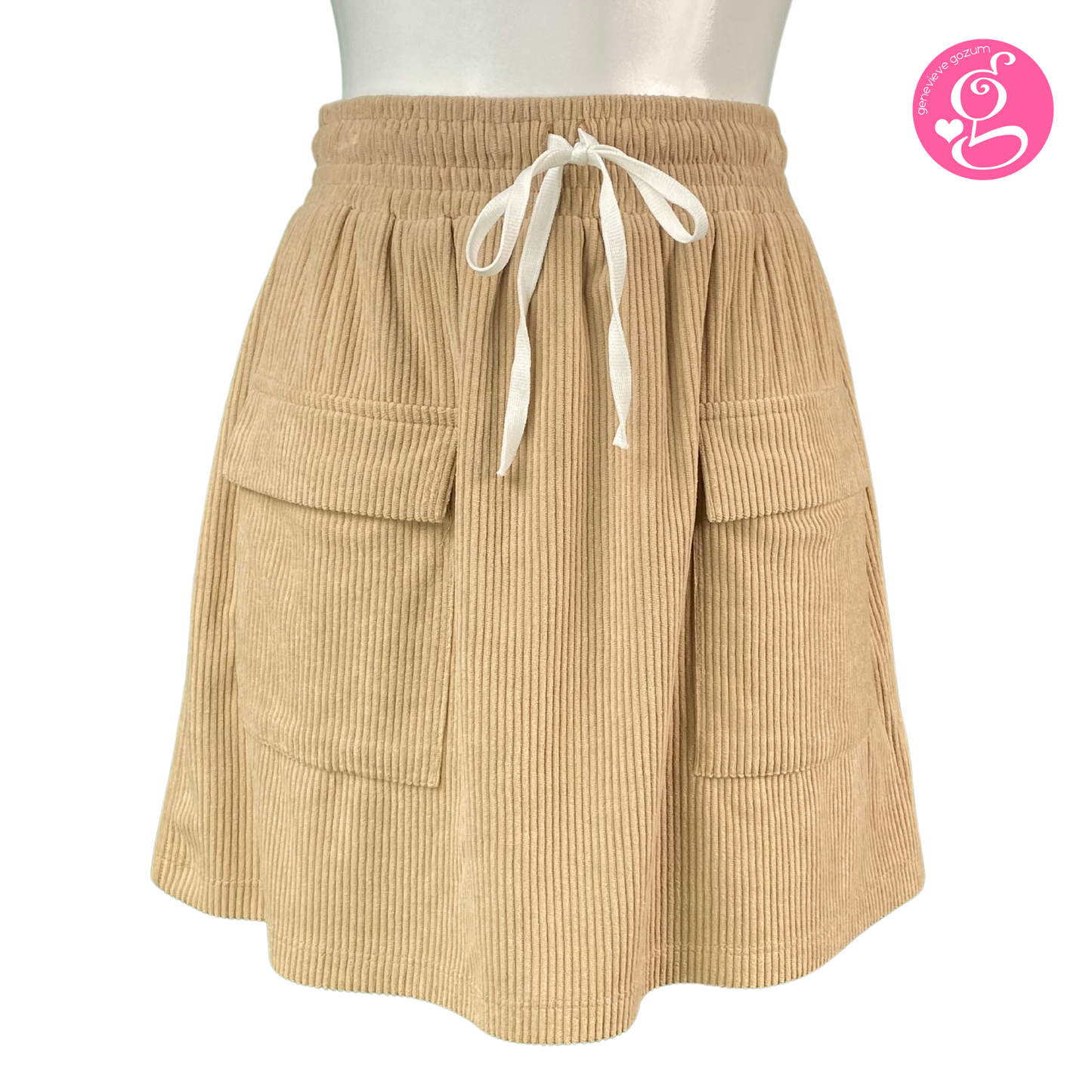 Avery Cargo Mini Skirt Corduroy