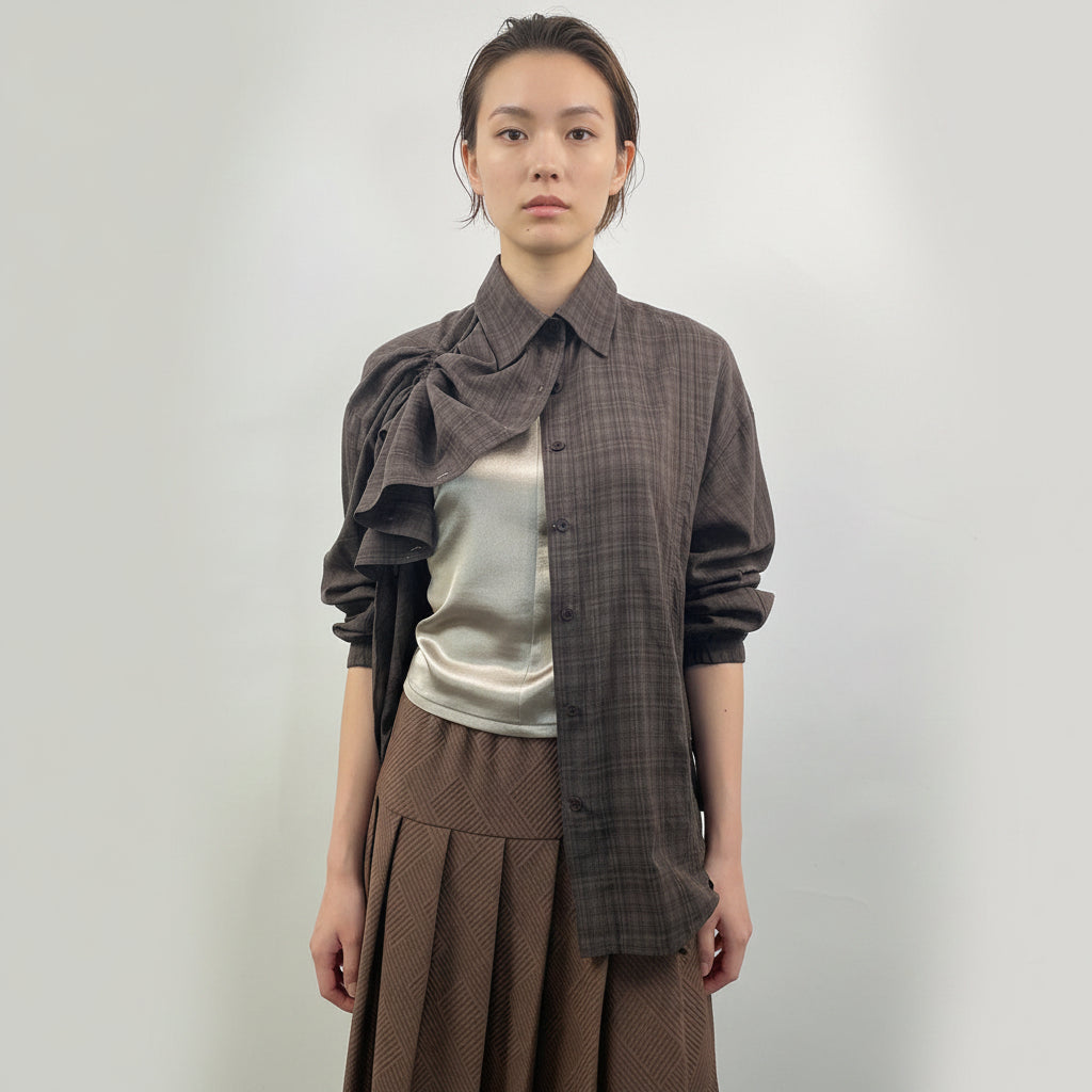 Quinn Button Down Polo Shrug Multiway