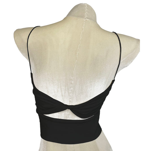 Twist Back Ultralight Seamless Tank Top with Bust Pads