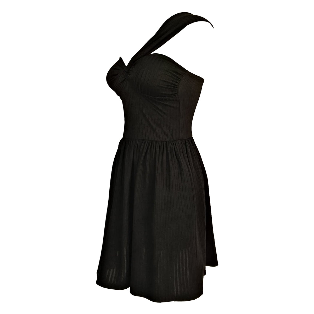 Aliah One Shoulder Skater Mini Dress