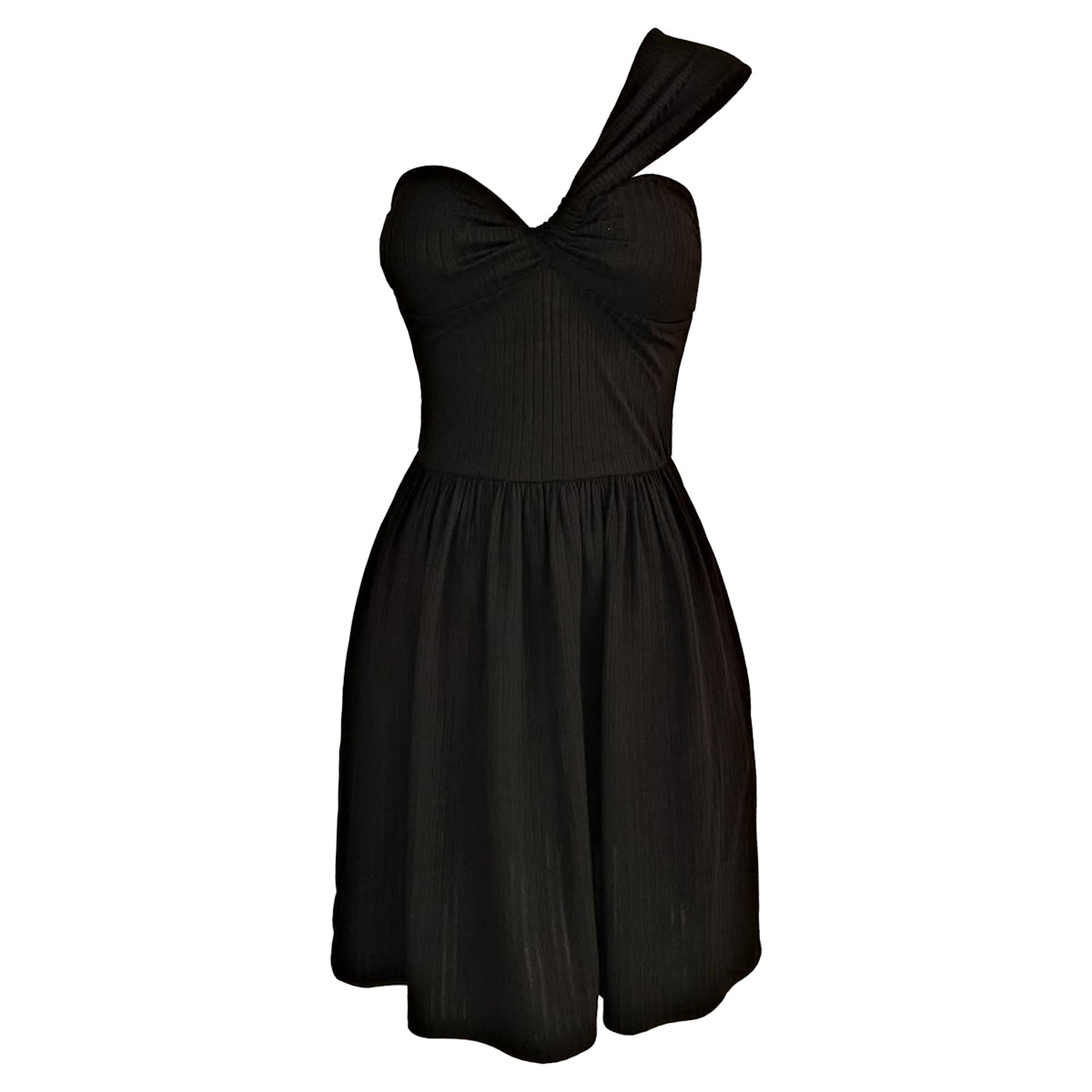 Aliah One Shoulder Skater Mini Dress