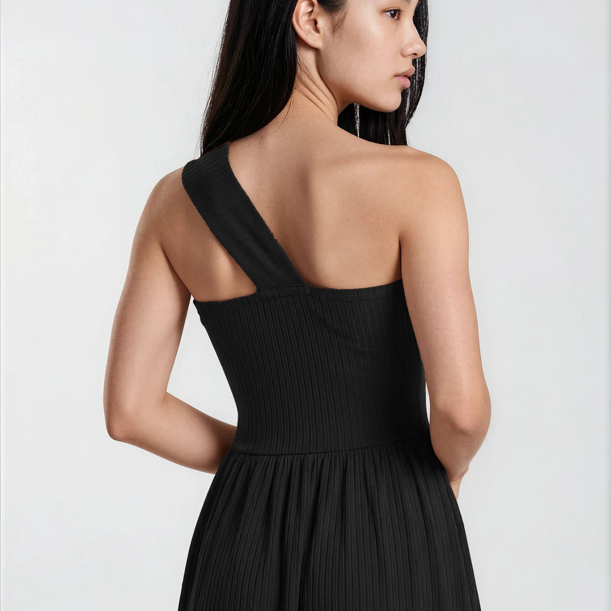 Aliah One Shoulder Skater Mini Dress