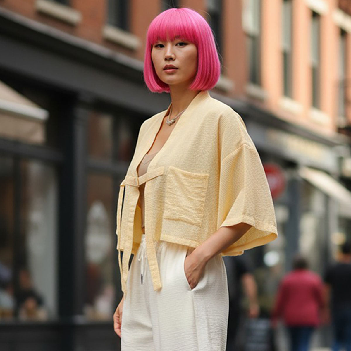 Kaoru Kimono Jacket Candy Stripes