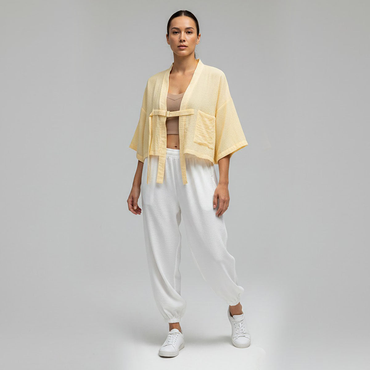 Kaoru Kimono Jacket Candy Stripes