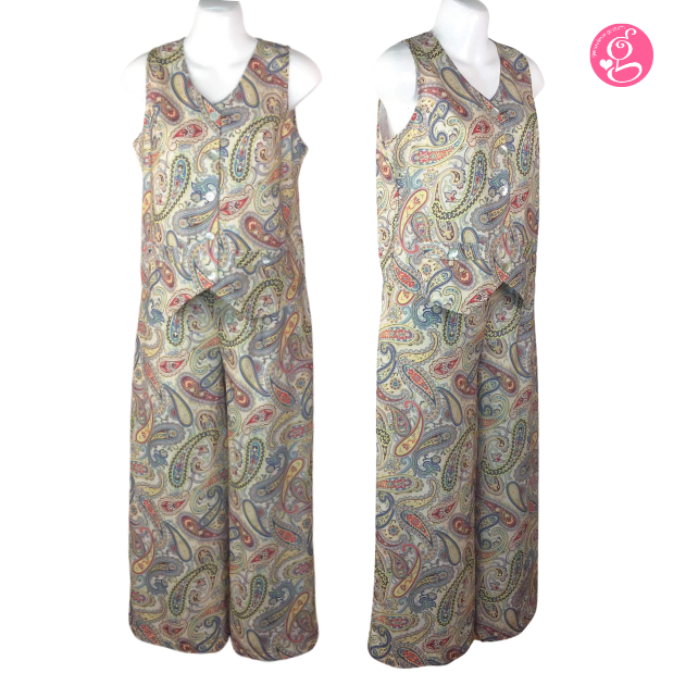 Diane Printed Vest & Pants