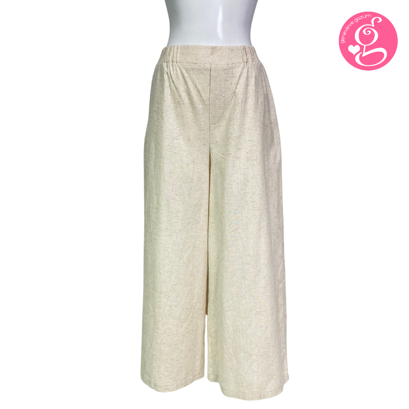 Organic Linen Butterfly Sleeves Vest & Pants Set