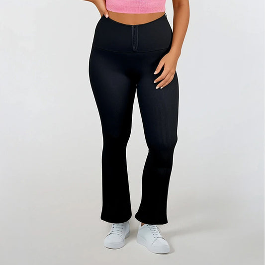 Tummy Control Flared Leggings