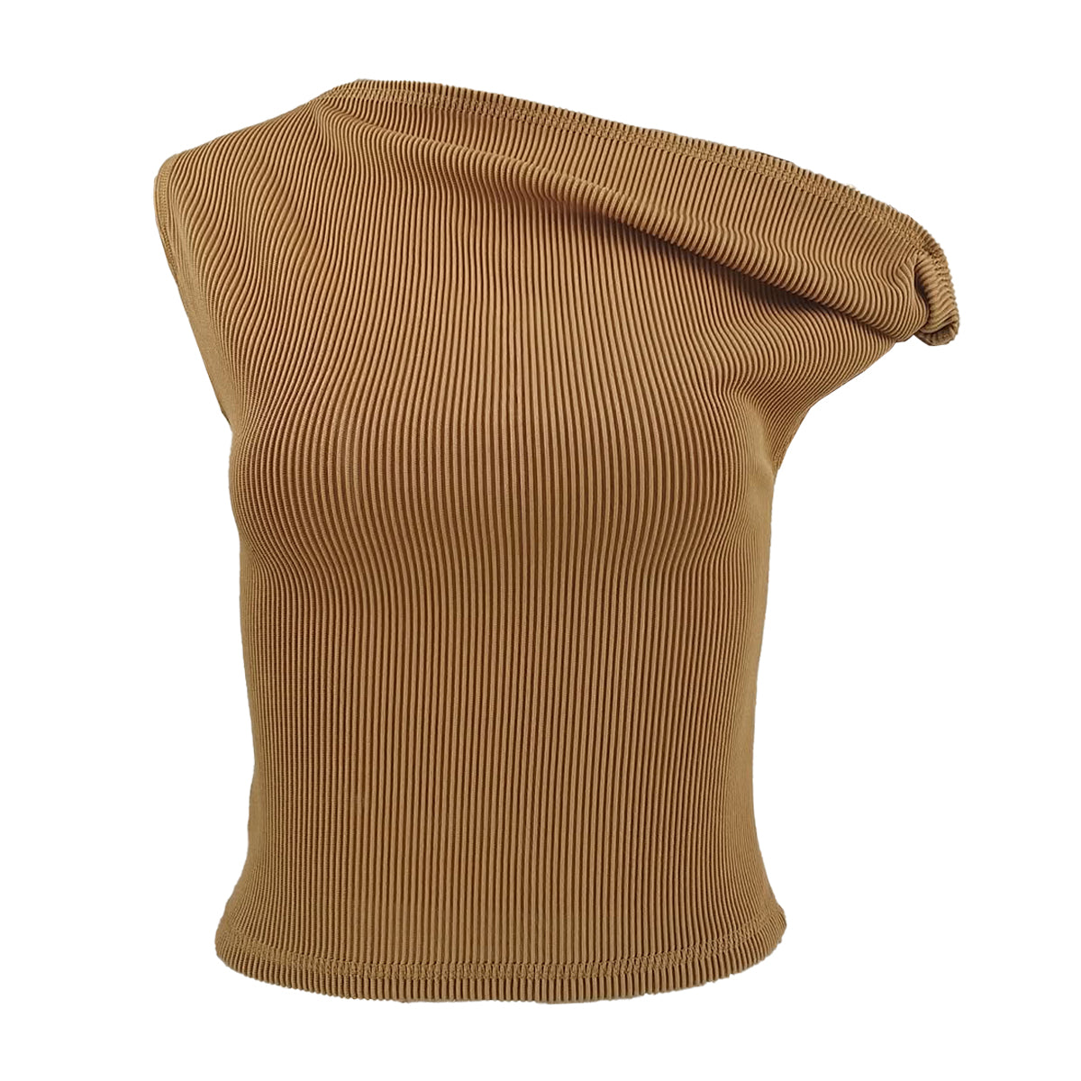 Kai Twisted Asymmetrical Shoulder Top