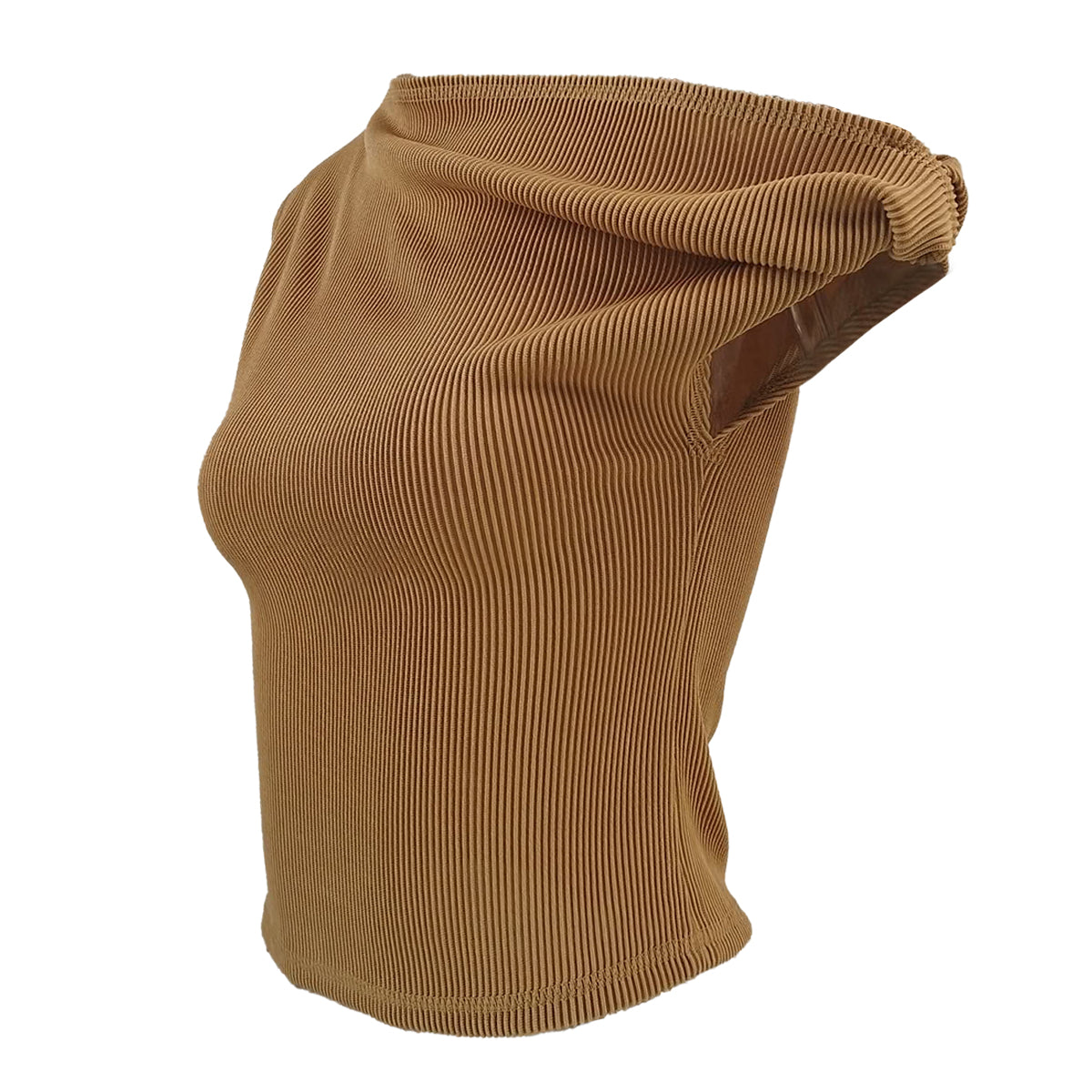 Kai Twisted Asymmetrical Shoulder Top