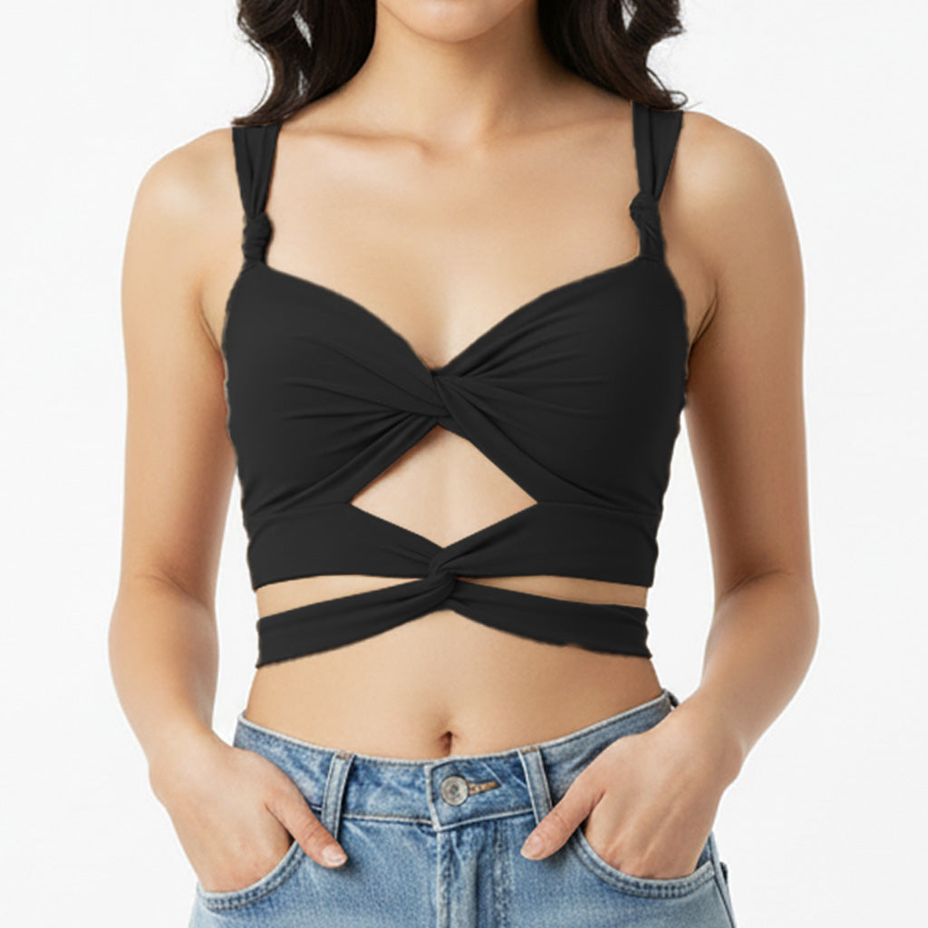 Nicole Twisted Sweetheart Blouse
