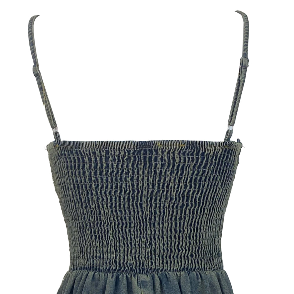 Sweet Denim Dress Sweetheart