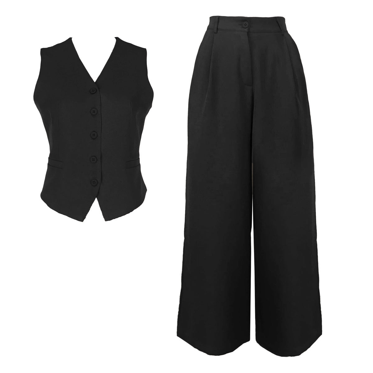 Girl Boss Classic Vest and Pants Set