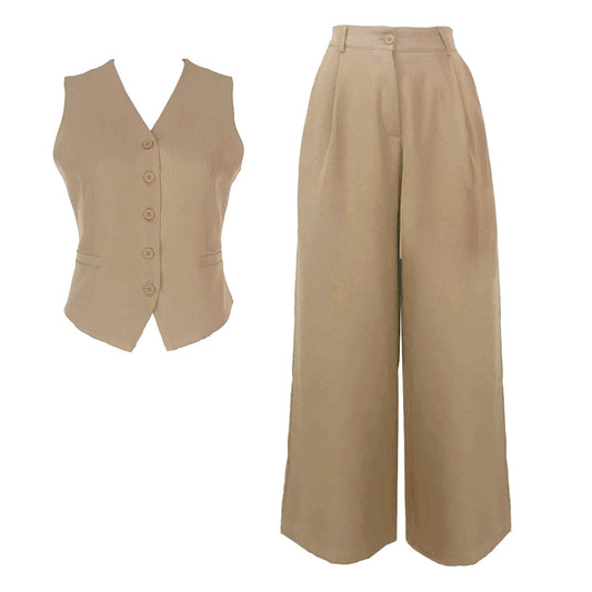 Girl Boss Classic Vest and Pants Set