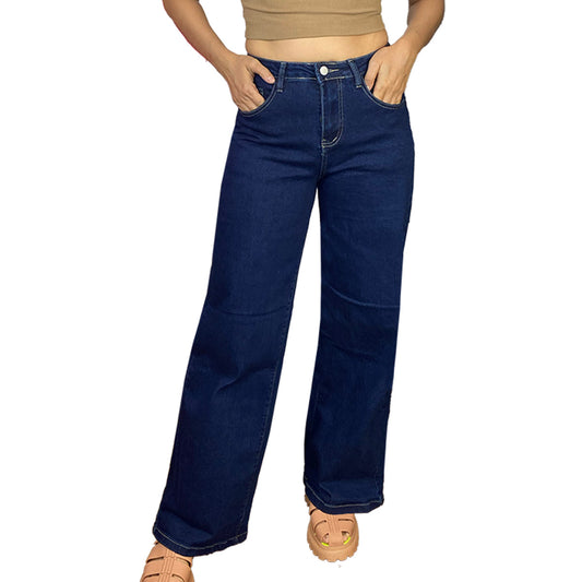 Ultra Stretch Wide Leg Denim Pants