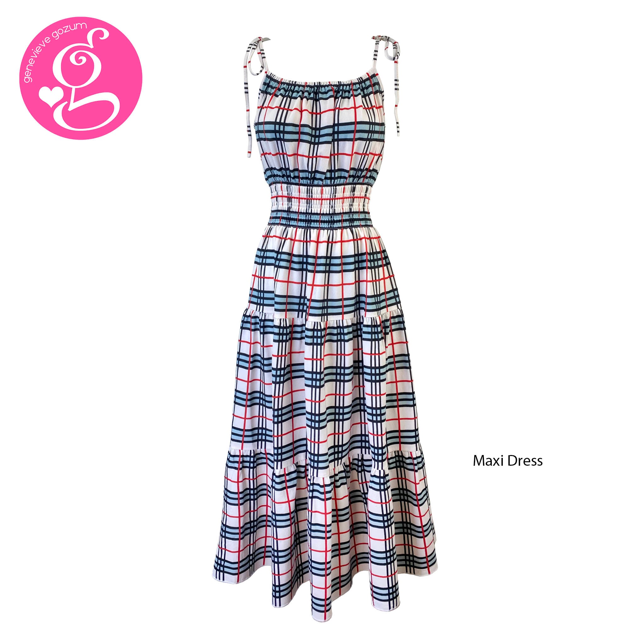 BBRY Sophia Spaghetti Maxi Dress
