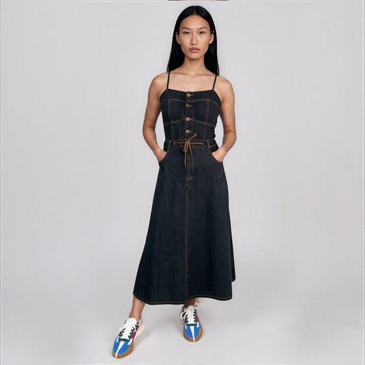 Sweet Denim Dress Honey