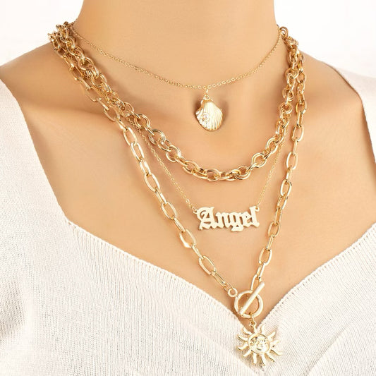 Chain Story Necklace Angel