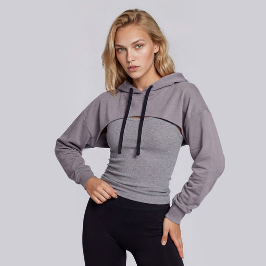 Shrug Hoodie Long Sleeves