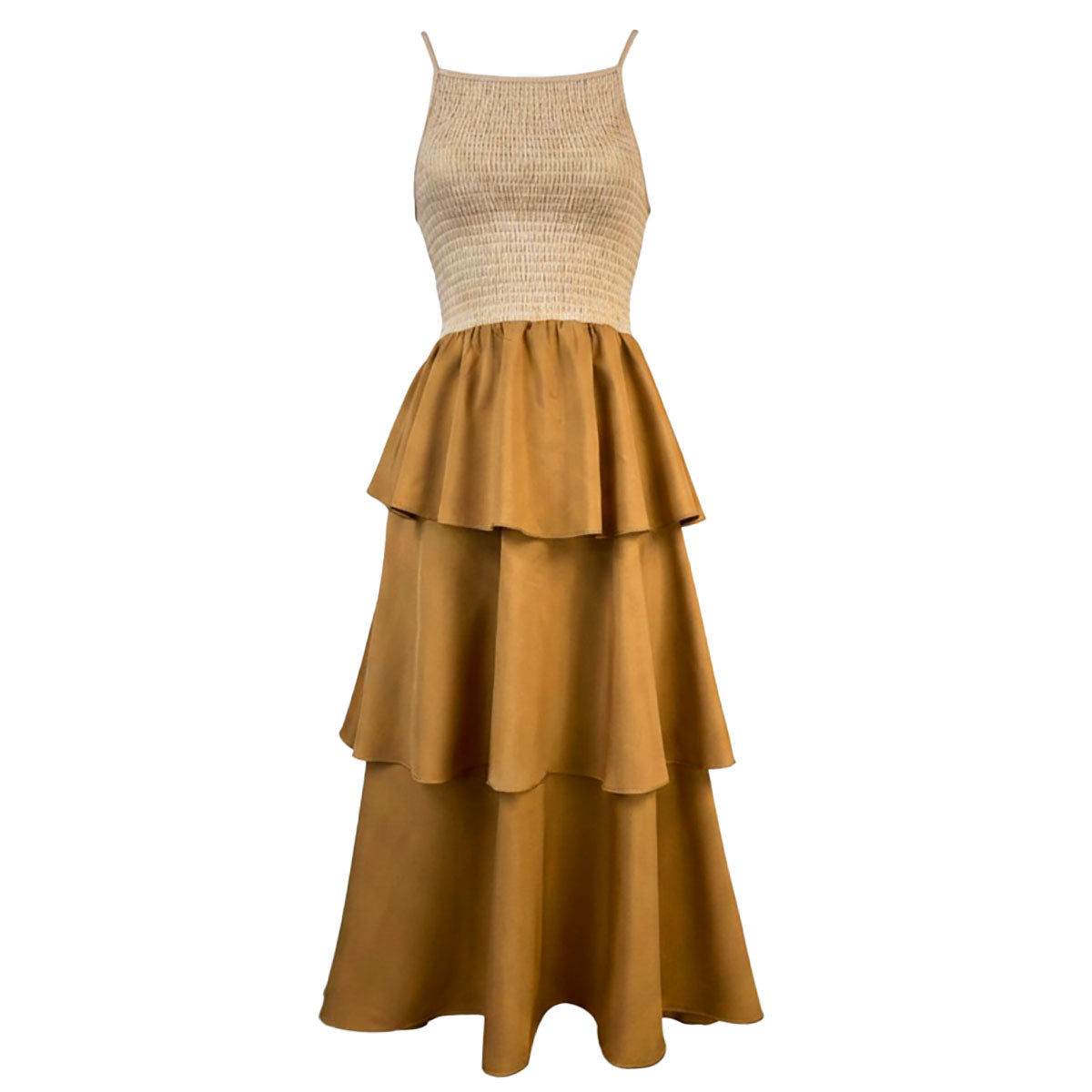 Senorita Halter Smocking Dress
