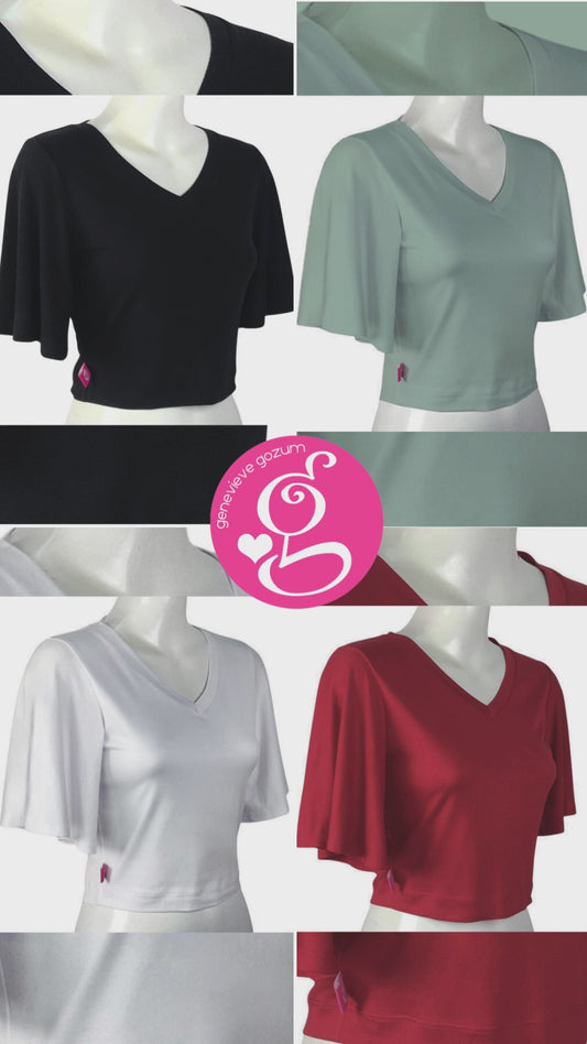 Lulu Classic Tee V-Neck Plain