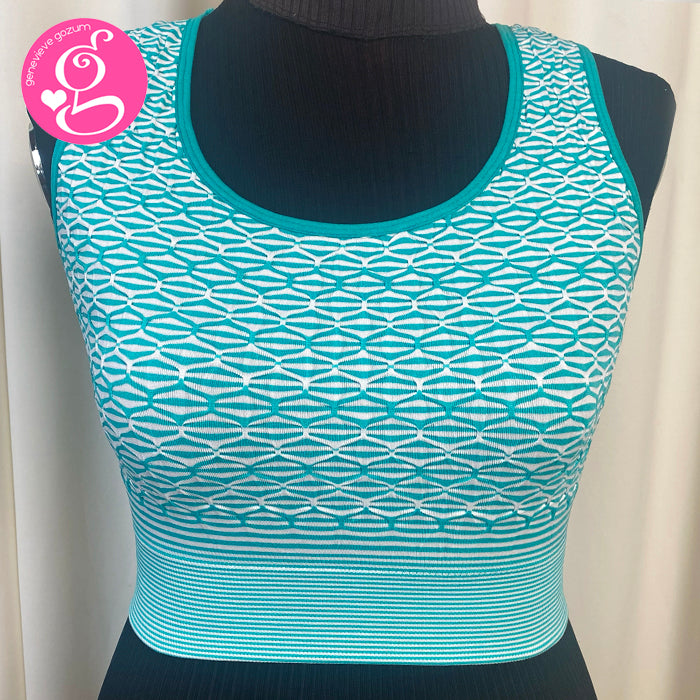 Y Workout Slimming Waffle Halter Blouse and Leggings (SOLD SEPARATELY)