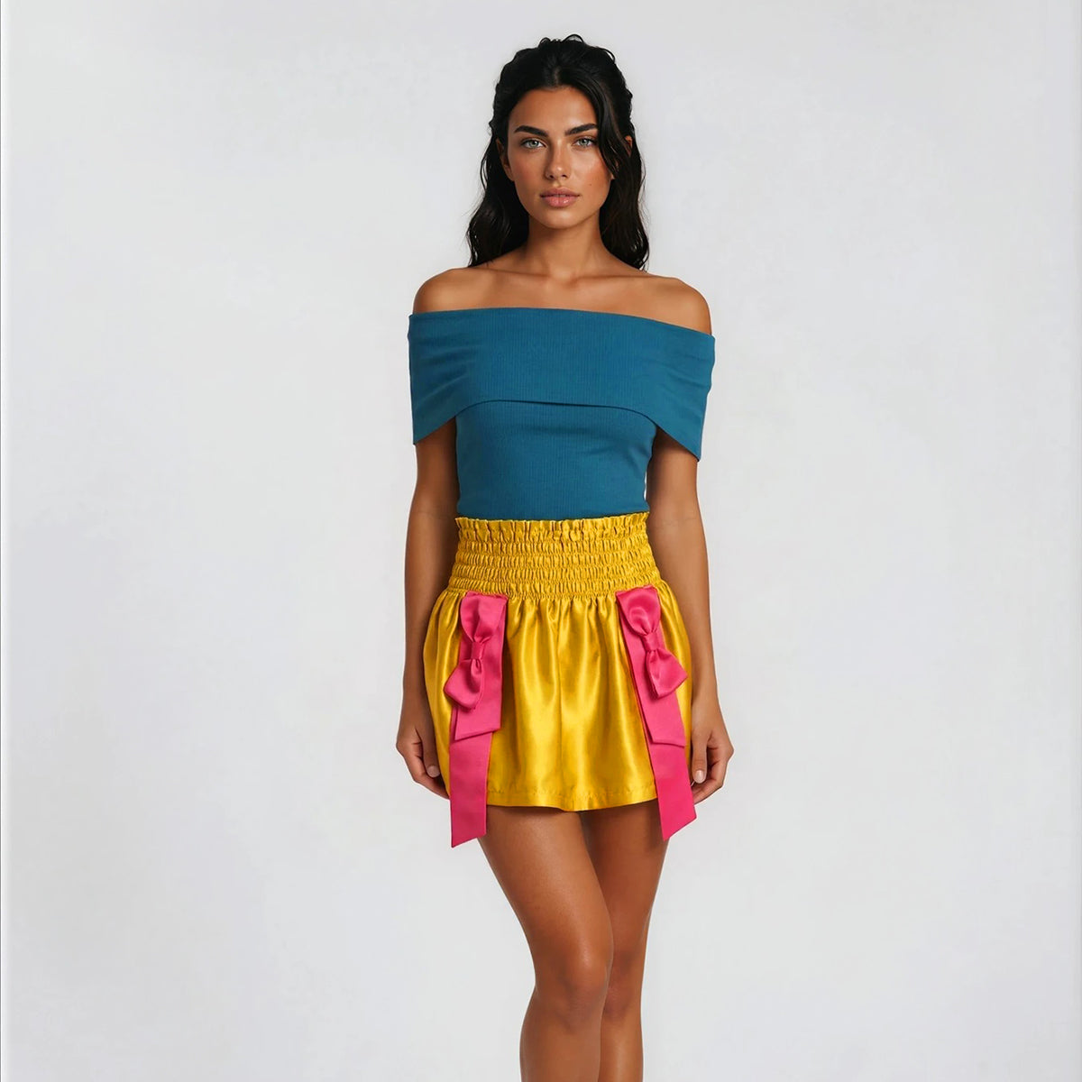 Katy Bow Mini Skirt – Genevieve Gozum