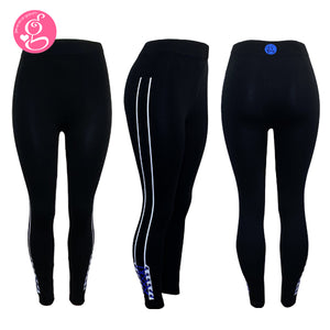 Seamless Leggings Shoe Lace Side