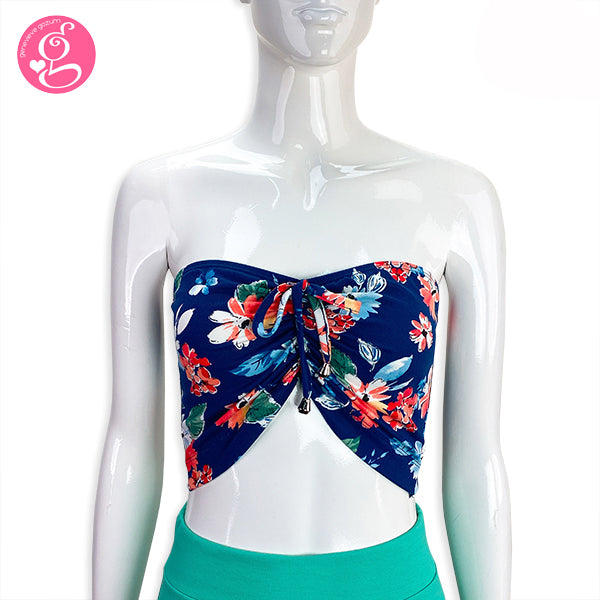 Sweetheart Bandeau with Floral Print - Pack of 2
