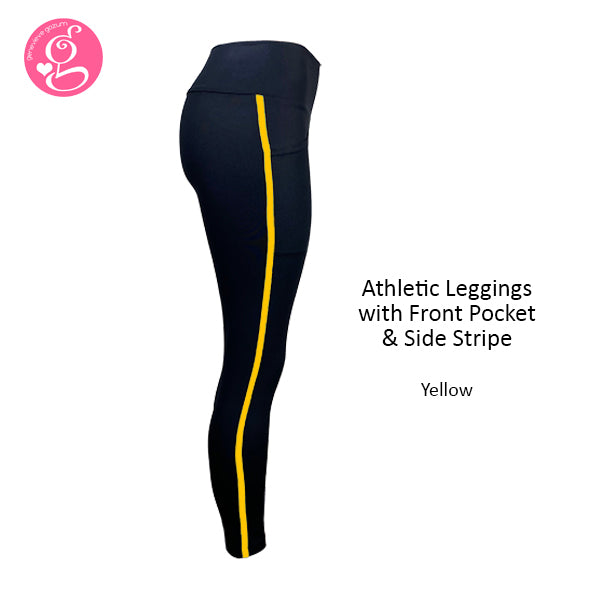 Athletic leggings 2024 with side pockets