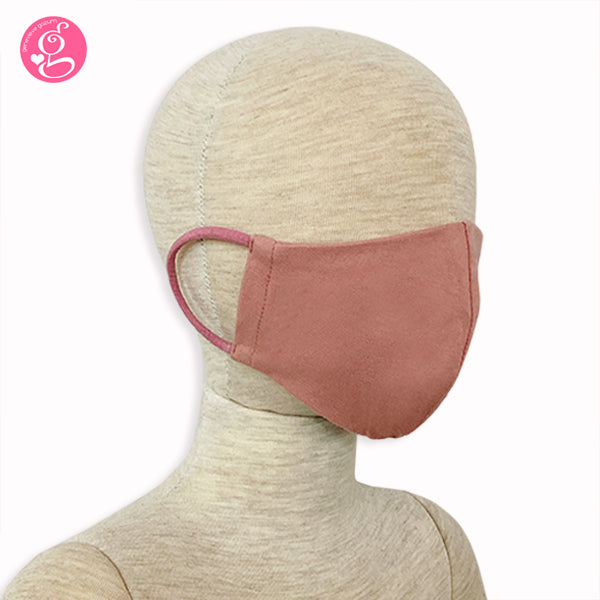 Cotton Solid Colors Washable Filter Pocket Face Cloth - Unisex, Comfortable & Reusable - 2 for P60