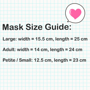 Chambray Plain Large Washable Filter Pocket Face Mask - Unisex, Comfortable & Reusable