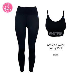 Athletic Wear Funny Pink Seamless Control Set