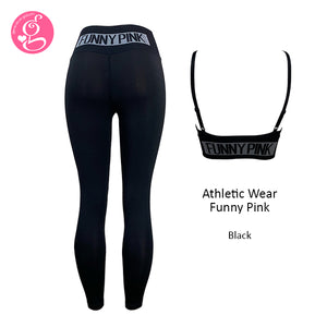 Athletic Wear Funny Pink Seamless Control Set