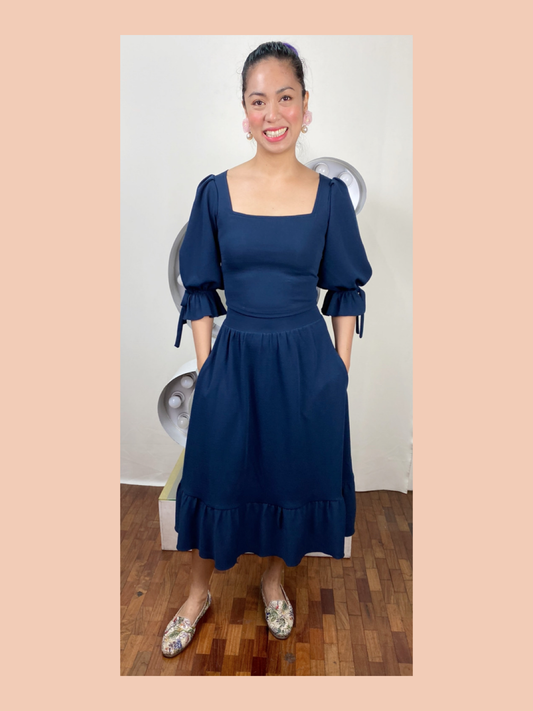 Madeline Top with Ruffles and Skirt Set Plain