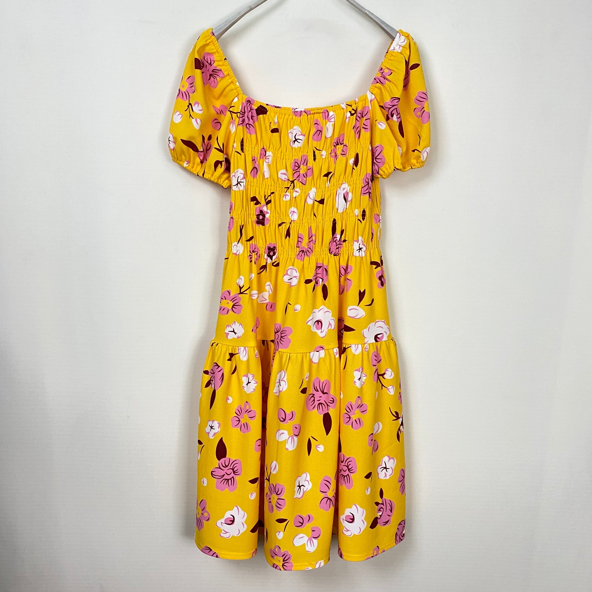 Pleasant Dreams Classic Dress Knee Length Happy Flowers