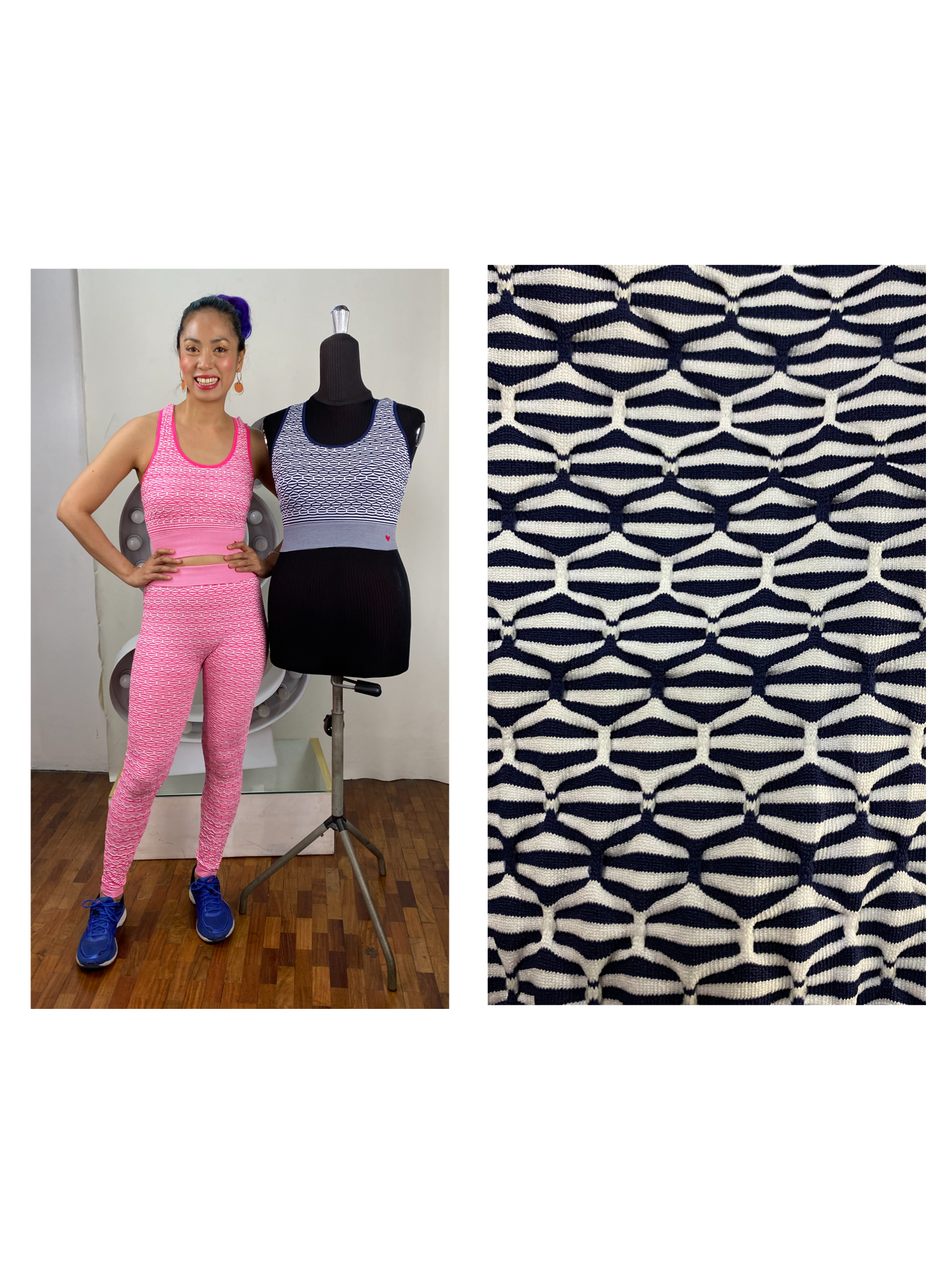 Y Workout Slimming Set Waffle Halter Blouse and Leggings (SOLD SEPARATELY)