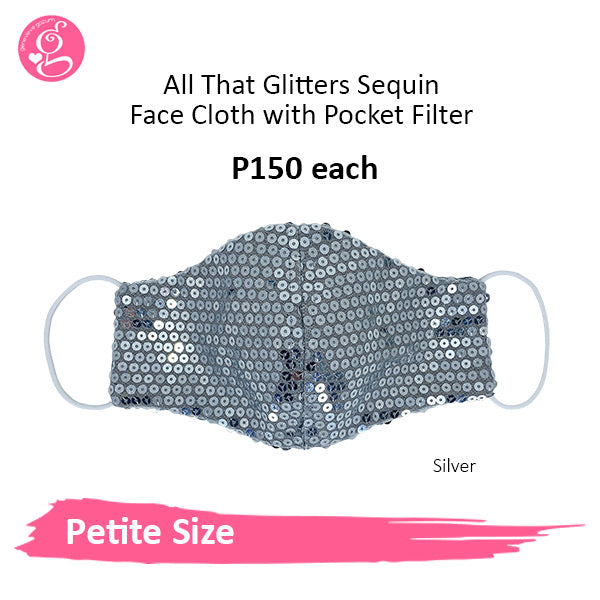 ALL THAT GLITTERS SEQUIN PETITE WITH FILTER POCKET CLOTH by YRYS