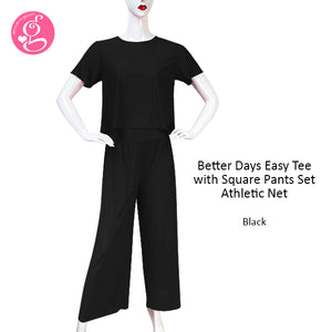 Better Days Easy Tee With Square Pants Set Athletic Net