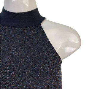 Jessica Halter Sleeveless Blouse with Glitter