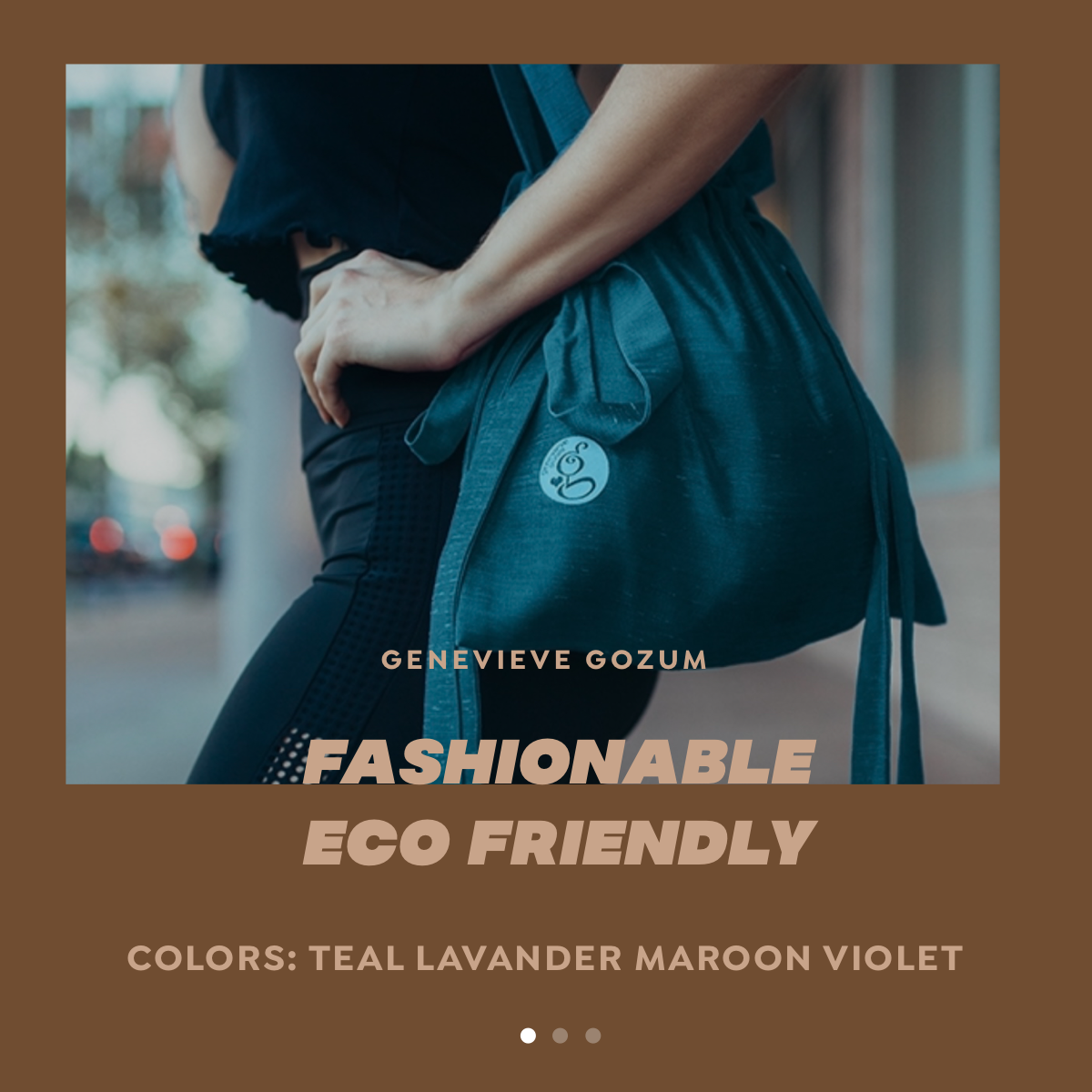Washable Fashion Eco Bag (satin organza)