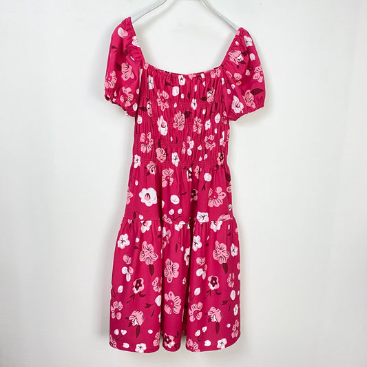 Pleasant Dreams Classic Dress Knee Length Happy Flowers